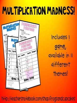 cover image of Multiplication Madness!!
